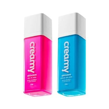 Imagem de Kit Gel Clareador Antiacne Creamy Ácido Mandélico 30g + Ácido Glicólico 10% AHA