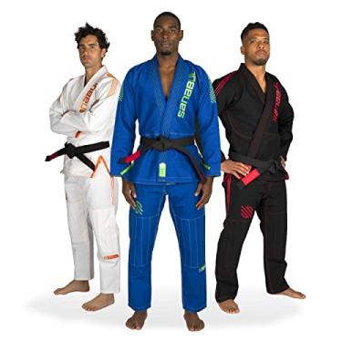 Imagem de Sanabul Destaques Pro Brazilian Jiu Jitsu Gi Premium BJJ Gi IBJJF Competition, Azul, A0