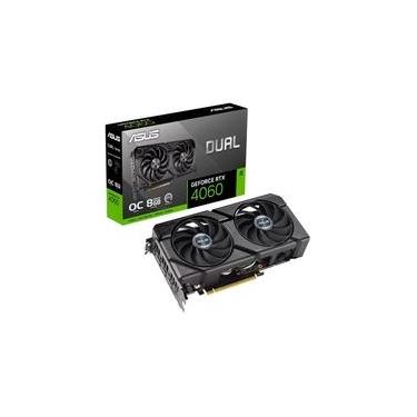 Imagem de Placa de vídeo RTX 4060 ASUS Dual O8G EVO NVIDIA GeForce, 8GB GDDR6, G-SYNC, Ray Tracing - 90YV0JC7-M0NA00