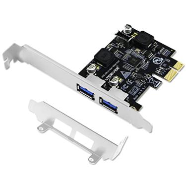 Imagem de LTERIVER Placa de expansão PCIE Superspeed 5Gbps USB 3.1 GEN1 para Windows 11, 10, 8.1, 7, XP (32/64bit) e PCs Windows Server, 2X 5Gbps USB-A e 1X 5Gbps USB 3.1 GEN2 Tipo E Key A portas (PCE-U302AE)