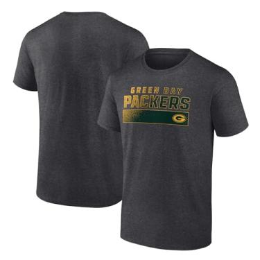 Imagem de Fanatics Camiseta masculina Charcoal Green Bay Packers