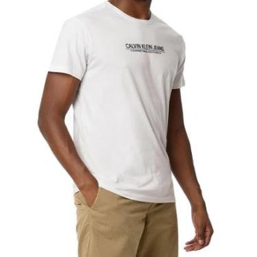 Imagem de Camiseta Calvin Klein Jeans New Logo Summer Thing Branca-Masculino