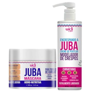 Imagem de Kit Juba Widi Care Creme Pentear Encrespando E Mascara Hidro Nutrição Intensa Capilar