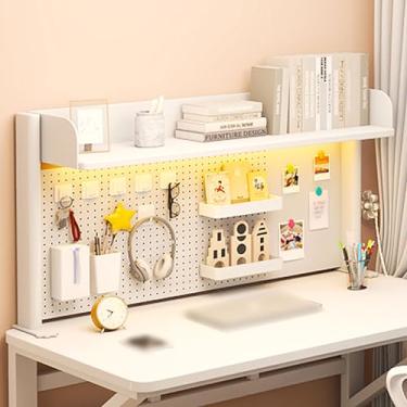 Imagem de Prateleira de extensão de mesa, prateleira versátil para exibição de mesa, organizador de mesa com bandeja de gerenciamento de grade, extensor de mesa, bandeja lateral de armazenamento para acessórios