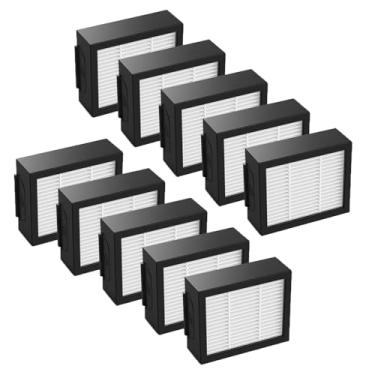 Imagem de Pacote com 10 filtros HEPA de substituição compatíveis com iRobot Roomba i3 i3+, i4 i4+, i6 i6+, i7 i7+, i8 i8+, j7 j7+, E5 E6 E7
