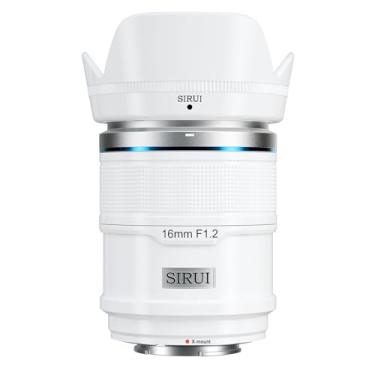 Imagem de SIRUI Lente de foco automático Sniper APS-C de 16 mm, lente de câmera grande angular F1.2 para X-T4, X-T5, X-H1, X-H2/H2S, X-T3, X-T30, X-S10 (suporte X, branco)
