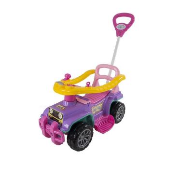 Imagem de Carrinho de Passeio Infantil Jip Jip Menina até 30Kg Empurrador Maral