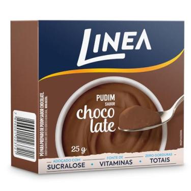 Imagem de Linea Pudim em Pó Sabor Chocolate 30g