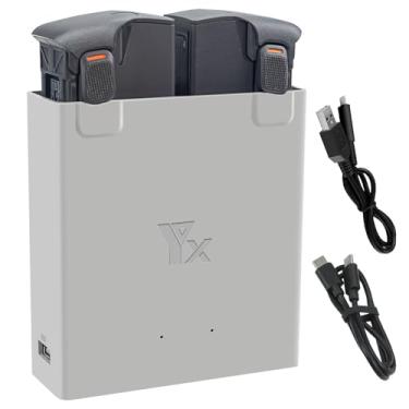 Imagem de LYONGTECH Carregador de bateria bidirecional com carga de armazenamento para drone DJI Avata 2, carregamento de duas baterias em sequência, 17 volts
