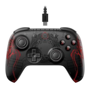 Imagem de 8Bitdo Ultimate 2C Wired Controller for Windows PC and Android, with Hall Effect Joysticks and Hall Triggers, 1000Hz Polling Rate, and Remappable L4/R4 Bumpers - Black Myth: Wukong