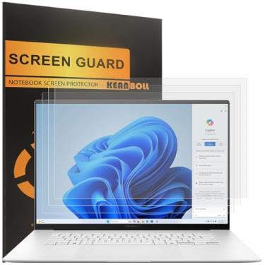 Imagem de KEANBOLL 3 peças protetoras de tela antirreflexo (fosco) para laptop ASUS ROG 16/ROG Strix G16, ASUS ROG Zephyrus S16 M16, laptop Zephyrus Duo 16, protetor ocular e filtro de tela antiimpressão