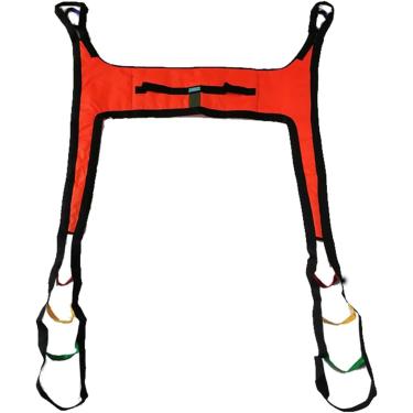 Imagem de Eslinga de elevação de paciente de corpo inteiro para pacientes paralisados ​​em hospitais domiciliares Eslinga de transferência resistente para idosos com deficiência para auxiliares de rea