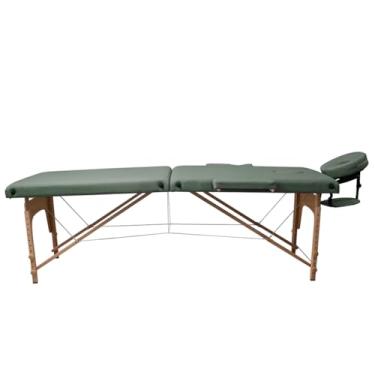 Imagem de Maca Portátil Luxo 250kg 1,80Cm X 70Cm Verde Escuro