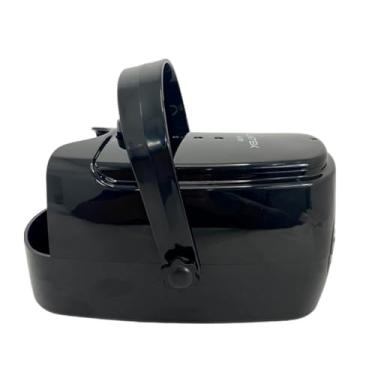 Imagem de Máquina de Bolhas de Sabão, 320ml, 2 Engrenagens Ajustáveis, Conexão USB ou Bateria, Alça de Transporte, Alcance de 2 a 4 Metros, Preta. Maquina de Bolhas Portatil 320ml com Cabo USB.