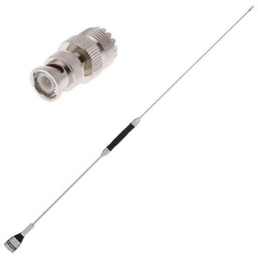 Imagem de Antena Móvel Px 67cm B-2050 + Adaptador Bnc Macho Uhf Fêmea Icom Yaesu