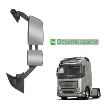 Imagem de Conjunto Retrovisor p Volvo FH 2015 a 2021 c Desembaçador LD - Fabbof