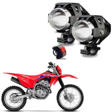 Imagem de Kit Led Farol Milha Moto Honda CRF 230F 2007 2008 2009 2010 2011 2012 