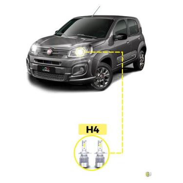 Imagem de Kit Ultra LED Uno Mille Way Fire Sporting 20000 Lúmens 6500K - V10