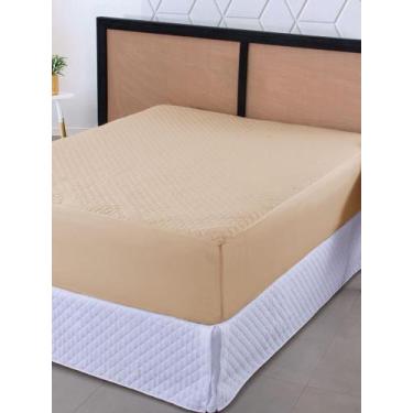 Imagem de Capa Protetora Para Colchão Cama Casal Queen Impermeável Matelado Ultr
