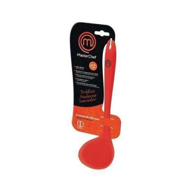 Imagem de Concha Silicone Vermelha MasterChef Resistente a 220 - Ecolummi, Verme