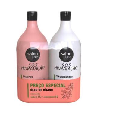 Imagem de Kit Salon Line S.O.S Hidratação Óleo de Rícino Shampoo e Condicionador
