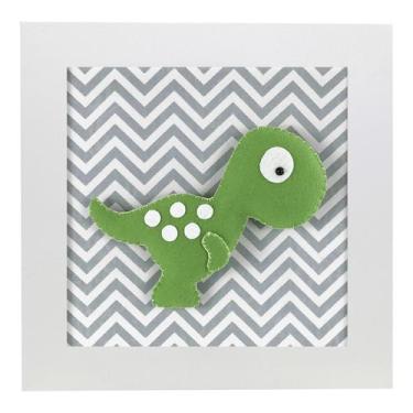Imagem de Quadro Decorativo Dino TRex Quarto Bebê Infantil - Potinho de mel