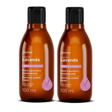 Imagem de Kit 2 Óleo Corporal Farmax Lavanda 100ml