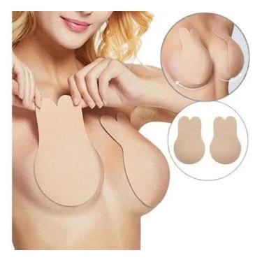 Imagem de Sutiã Adesivo Para Seios Levanta Sustentação Peito Caído Orelha De Coe
