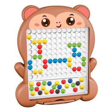 Imagem de Quadro Lousa Mágica Desenho Magnético Bichos - Dm Toys, Macaco
