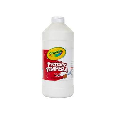 Imagem de Crayola 54-1232-053 Premier Tempera Paint, 32-oz. Size, White, 1 Unit, Quart