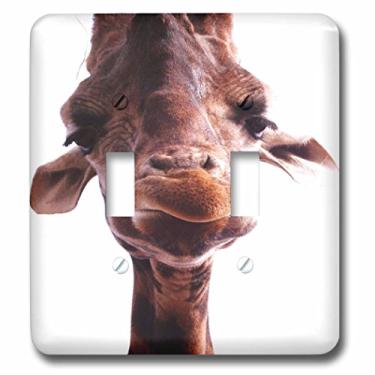 Imagem de 3dRose lsp_62416_2 Interruptor duplo de face de girafa realmente fofo