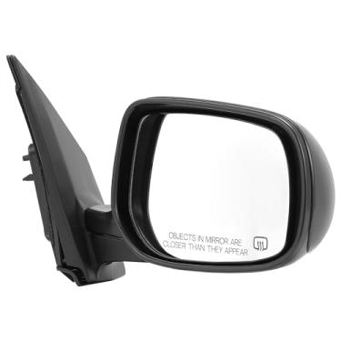 Imagem de YITAMOTOR Espelho retrovisor direito do lado do passageiro compatível com Corolla 2009 2010 2011 2012 2013 Power Adjusting Power Heated Manual Folding Black Rear View Mirror