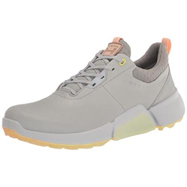 Imagem de ECCO Sapato de golfe feminino Biom Hybrid 4 Gore-tex impermeável, Néctar de Concreto/Pêssego, 9-9.5