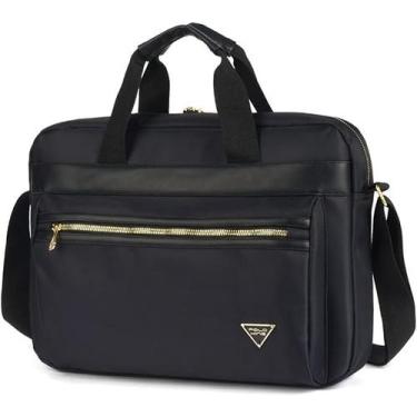 Imagem de Pasta Executiva Feminina Polo king Notebook 17", Preto