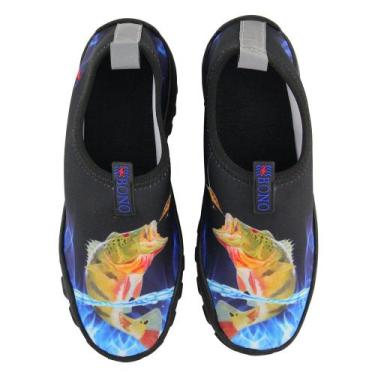 Imagem de Sapatilha Neoprene Aquática Tênis Náutico Híbrido Praia Mergulho Surf 