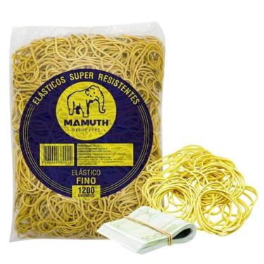 Imagem de Elástico Látex Borracha 1 Kg P/ Dinheiro N18 1200 Unids - Elástico 1Kg