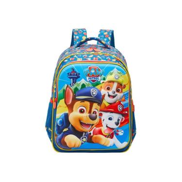 Imagem de Mochila Escolar Reforçada Costas Patrulha Canina Luxo 13492