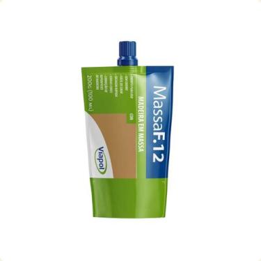 Imagem de Massa F12 P/ Reparo em Madeiras Cores 200g Viapol, Mogno