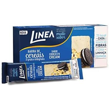 Imagem de Pack Barra de Cereal 3 Grãos, sabor Cookies & Cream Linea, caixa 60g 3
