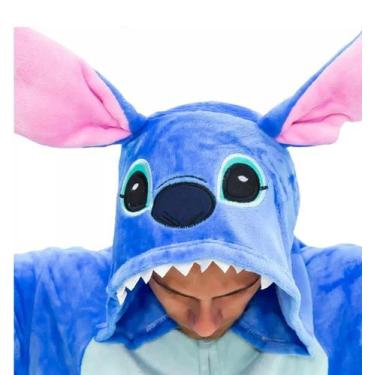 Imagem de Pijama Macacão Kigurumi Adulto Stitch Lilo  Stitch - Disney, P