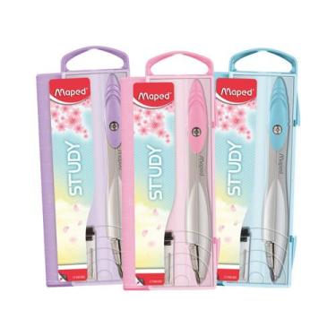 Imagem de Compasso Escolar Metal Study Tom Pastel Sortidos Maped