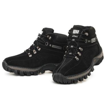 Imagem de Bota Coturno em Couro Polo Urban com Cadarço Costura Manual e Sola Rob