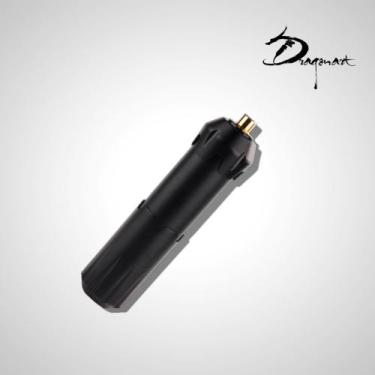 Imagem de Máquina De Tatuagem Caneta Pen Shell - DragoArt, Preto
