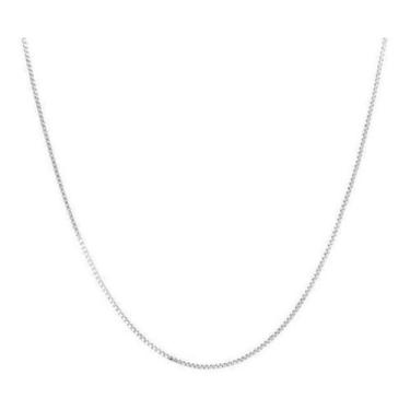 Imagem de Colar Corrente Veneziana Fina 45 Cm Prata 925 Pura Legítima - Vitta Pr