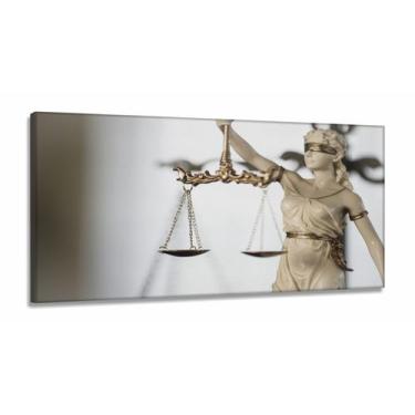 Imagem de Quadros Decorativos Judiciario Advocacia Escritório em Tecido Canvas 1