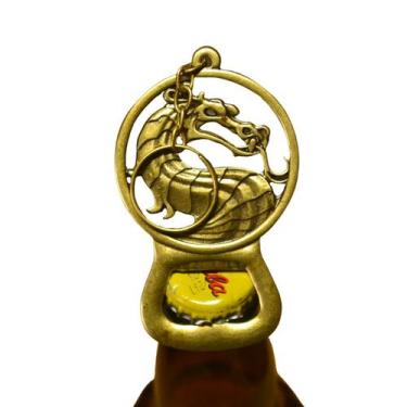 Imagem de Abridor de Garrafas Gamer Jogo Mortal Kombat Logo Presentes Geek Utili