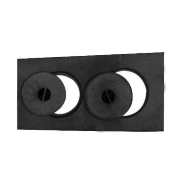 Imagem de Chapa Paulista Fogão A Lenha 2 Furos Com Tampa 19x39x22cm - Rig Fundid