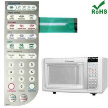 Imagem de Membrana Teclado Microondas Eletrolux Mef33 Mef 33 - Electrolux