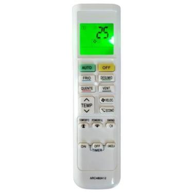 Imagem de Controle Remoto Daikin ARC480A12/13/11 - Sensibilidade Alta - Lê - Oem