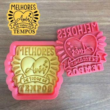 Imagem de Cortador Marcador Melhores Avós de Todos os Tempos,  8,5cm